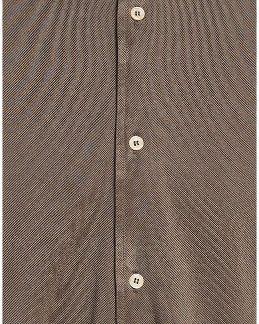 Fedeli Brown Shirts for men