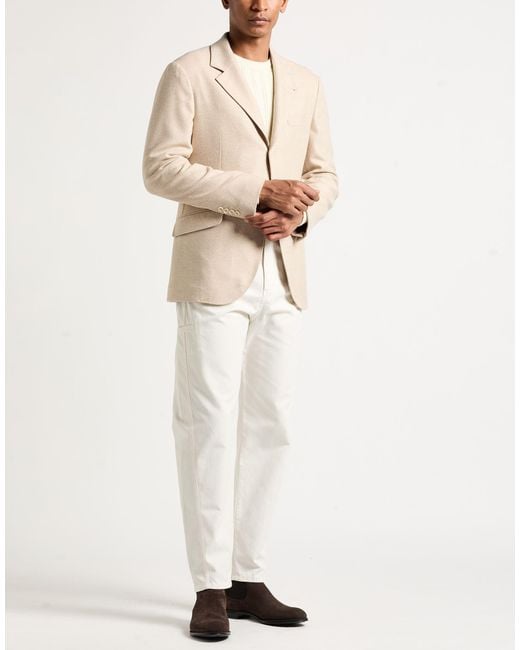 Brunello Cucinelli Natural Blazer for men