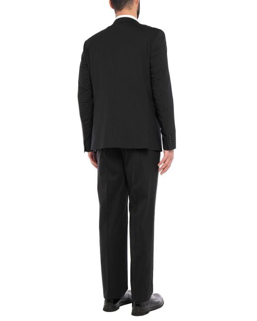 Paoloni Black Suit for men