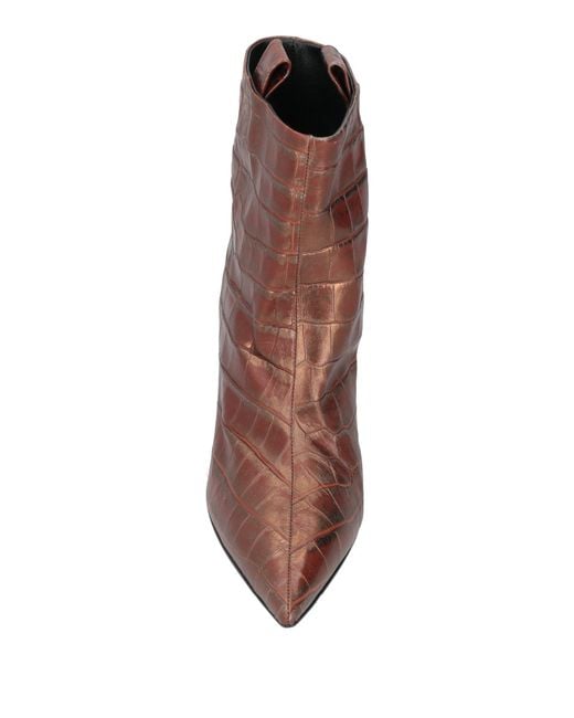 Fabi Brown Ankle Boots