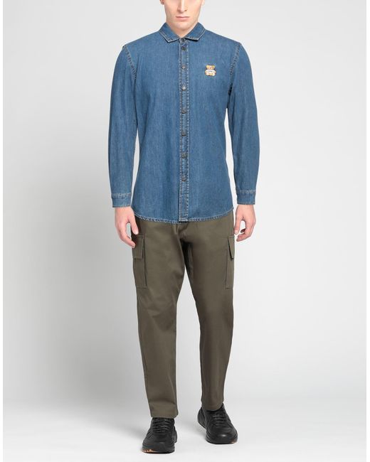 Camicia Jeans di Moschino in Blue da Uomo