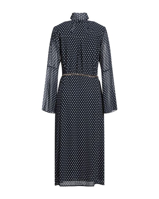 MICHAEL Michael Kors Blue Midi Dress Recycled Polyester, Polyester