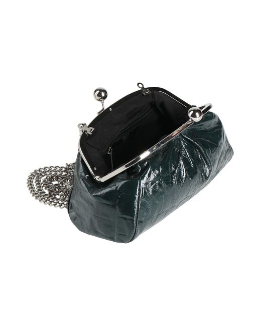 Laura Di Maggio Black Dark Handbag Leather