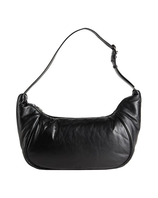 MAX&Co. Black Maxiabbraccio -- Shoulder Bag Sheepskin