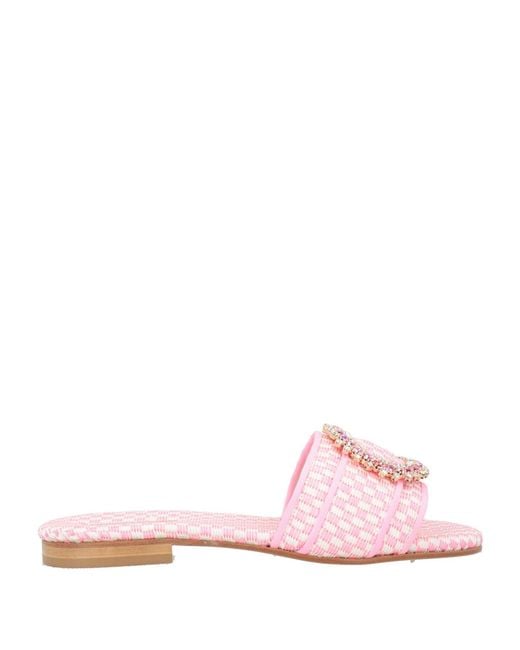 Emanuela Caruso Pink Sandals
