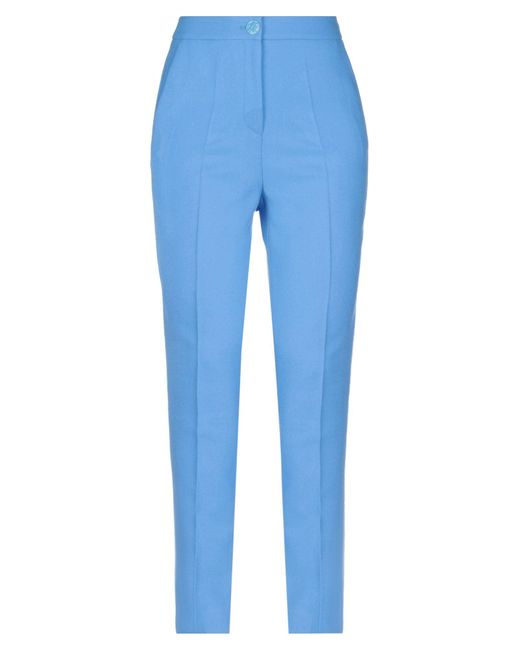 Giada Benincasa Blue Pants Wool