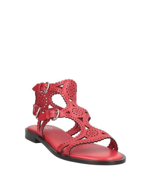 Ash Red Sandals