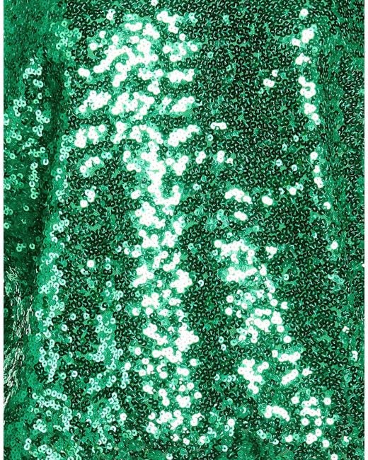 Gai Mattiolo Green Top Polyester, Elastane