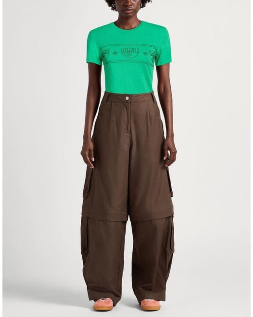Chiara Ferragni Green T-Shirts