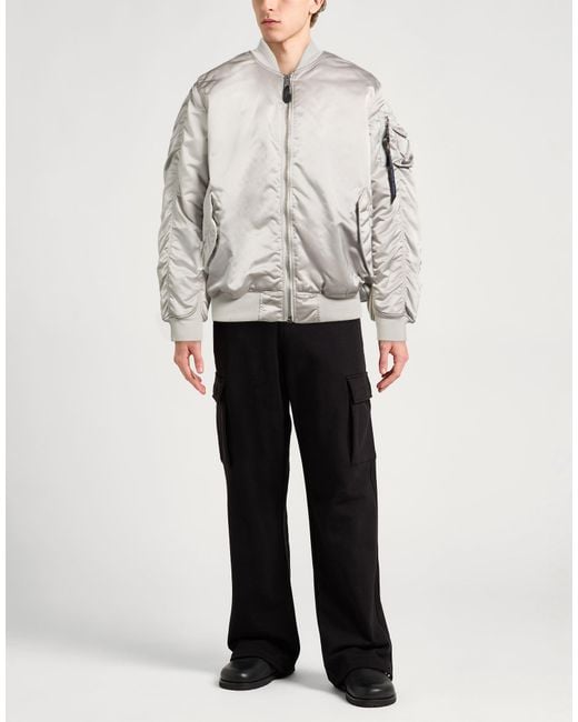 Alpha Industries Gray Light Jacket Nylon for men