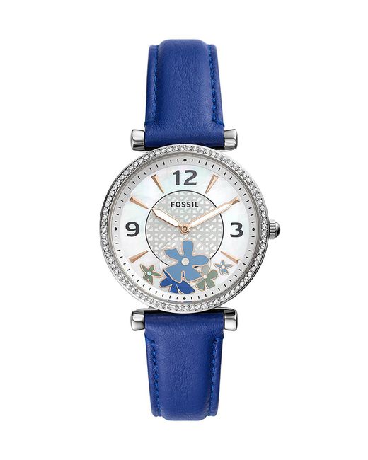 Fossil Wrist Watch in Blue | Lyst