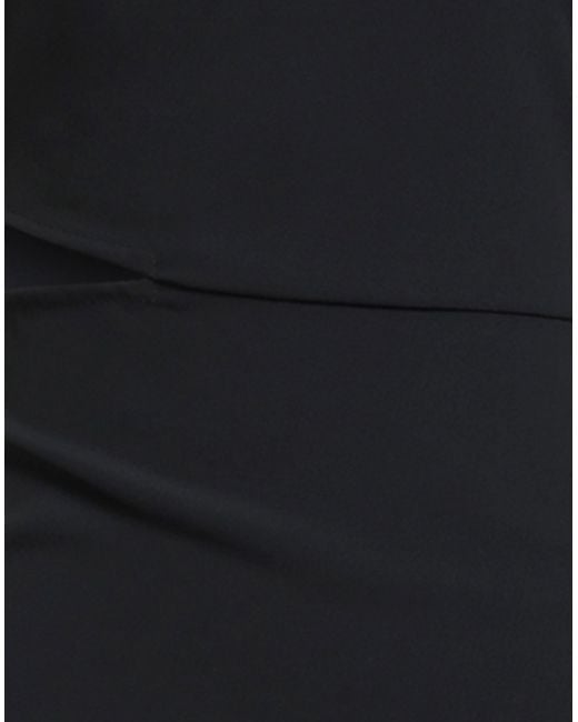 MÊME ROAD Black Midi Dress Polyester, Elastane