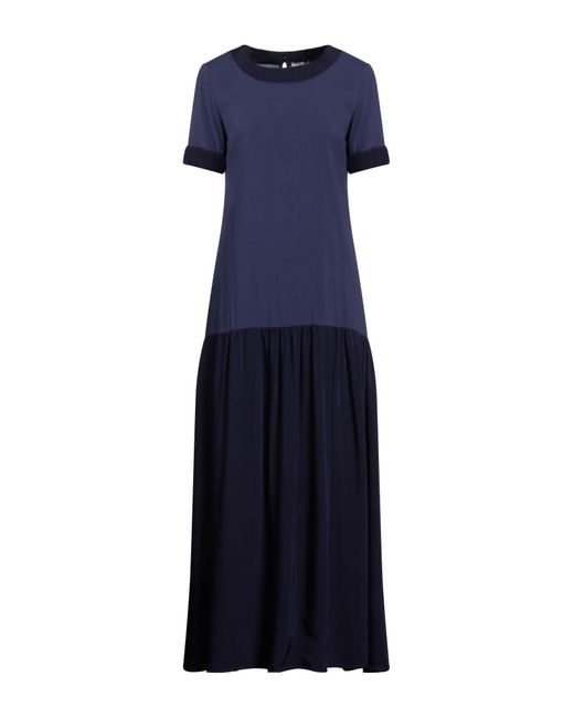ALESSIA SANTI Blue Maxi-Kleid