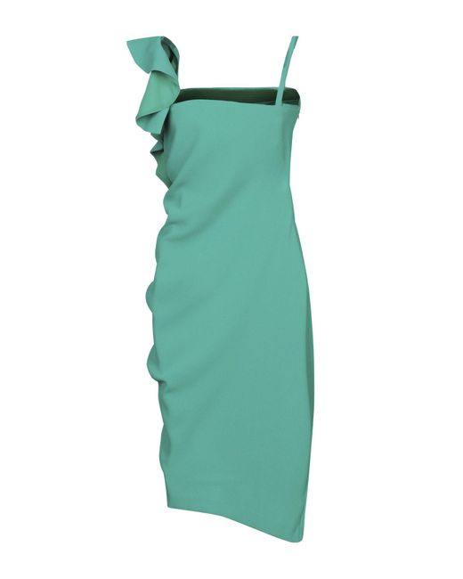 Pinko Green Midi Dress