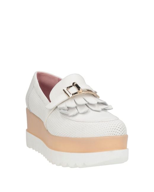 Lorenzo Mari White Loafer