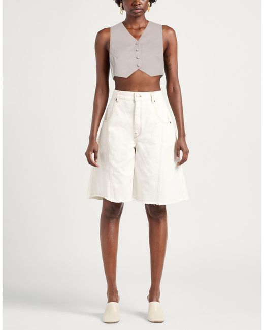 ANDAMANE Gray Tailored Vest Polyester