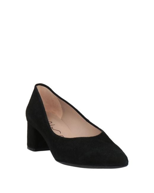 Unisa Black Pumps Leather