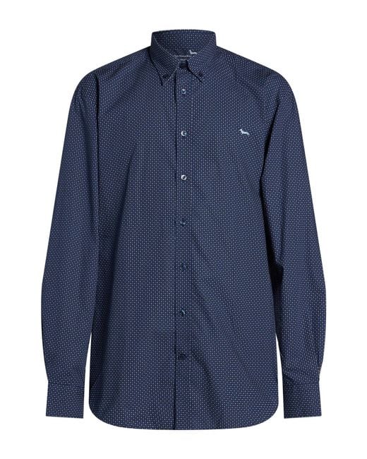 Harmont & Blaine Blue Shirt Cotton for men