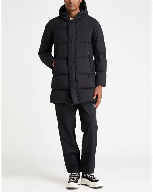Herno Black Puffer Polyester for men