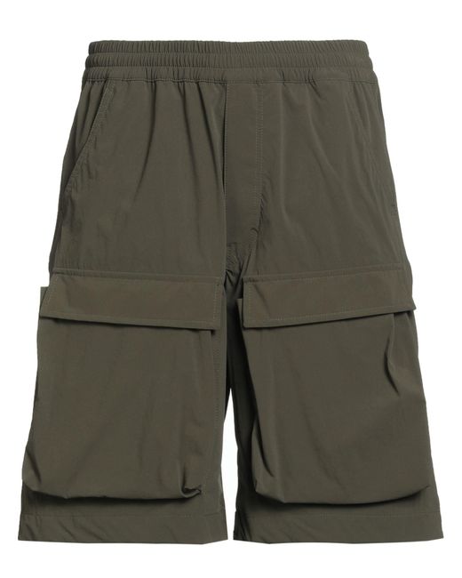 Givenchy Green Military Shorts & Bermuda Shorts Polyamide, Elastane for men