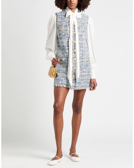 Balmain White Mini Dress