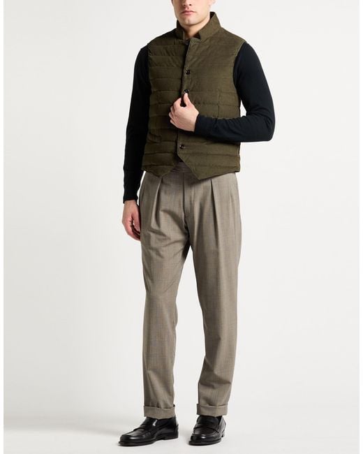 Moorer Green Gilet for men