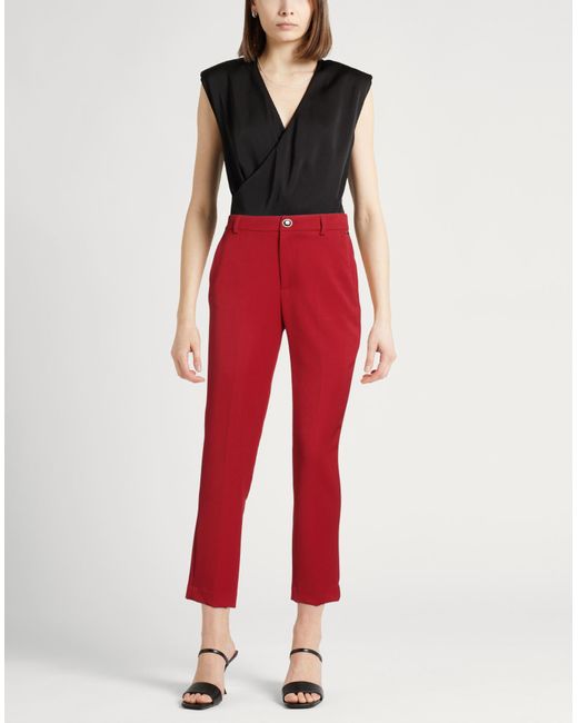 Liu Jo Red Trouser
