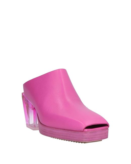 Rick Owens Pink Sandals