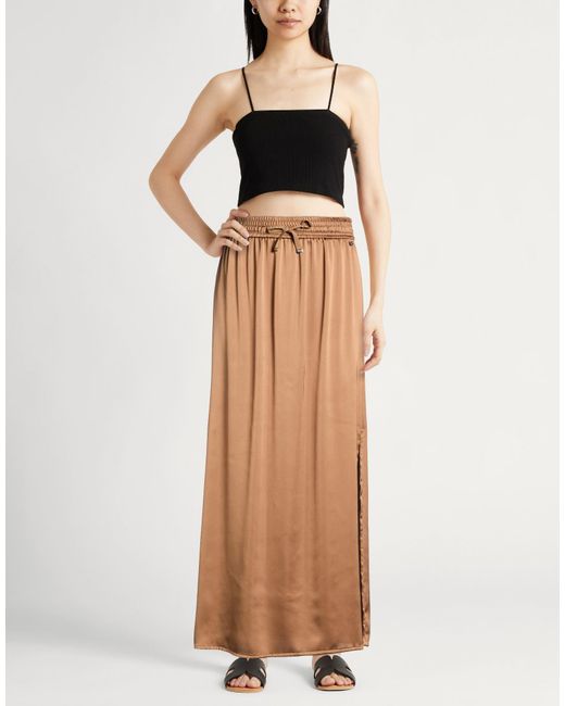 Herno Brown Maxi Skirts