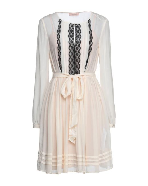 Twinset Natural Mini Dress