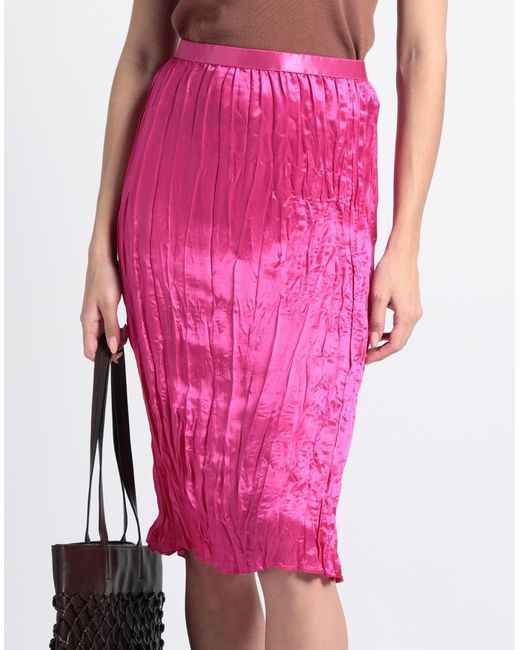 Acne Pink Midi Skirt