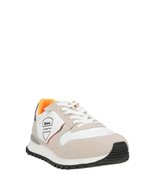 Blauer White Sneakers for men