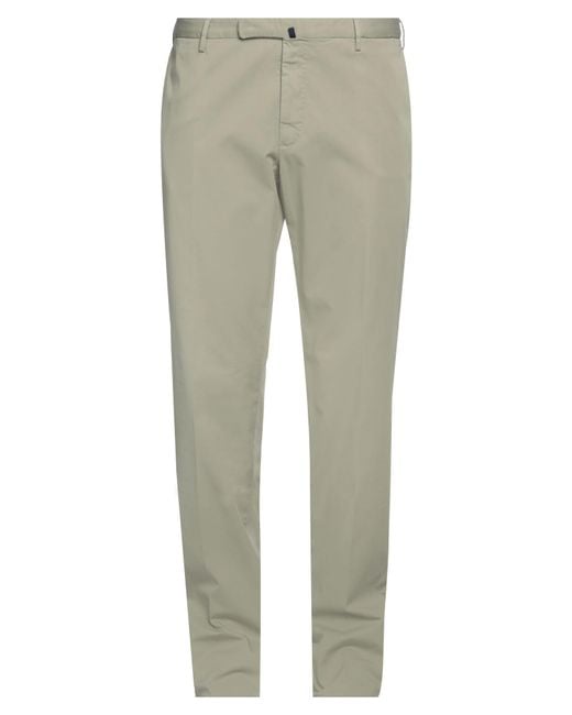 Incotex Gray Pants Cotton, Elastane for men