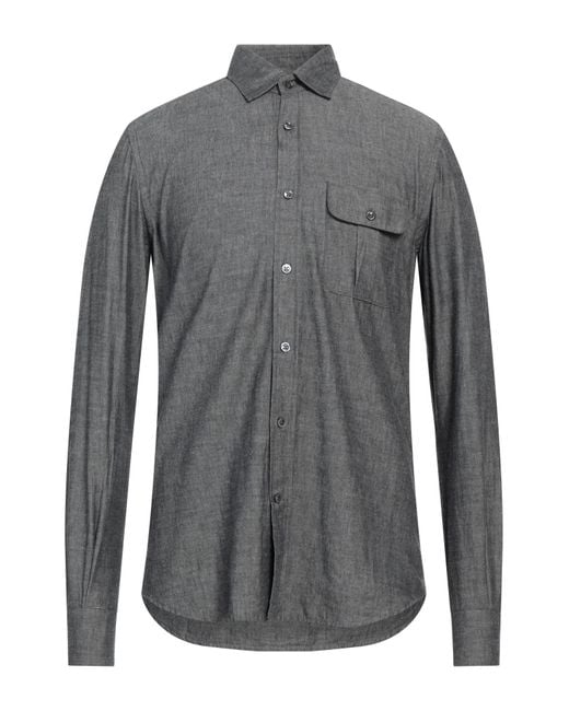Glanshirt Gray Shirt for men