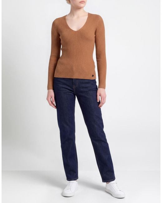 Dixie Brown Camel Sweater Viscose, Polyester, Polyamide