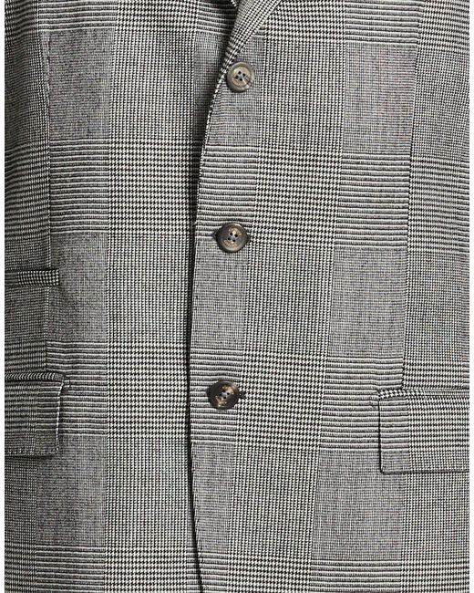 Eleventy Gray Platinum Blazer Wool, Elastane, Polyamide for men