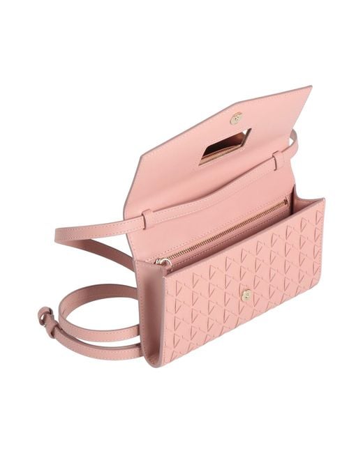 Serapian Pink Handbag Leather