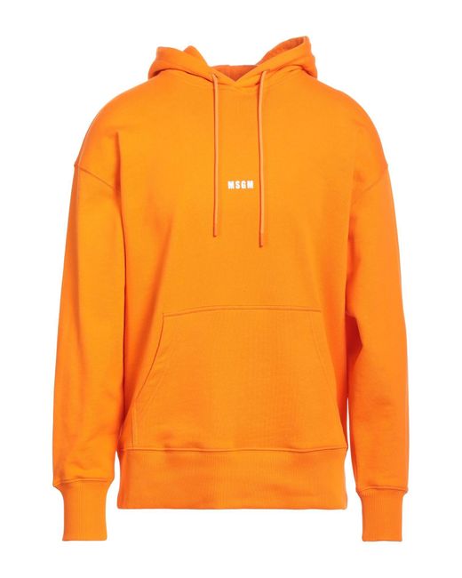 Sudadera MSGM de hombre de color Orange