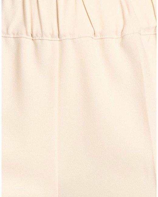 D.exterior Natural Pants Polyester, Elastane