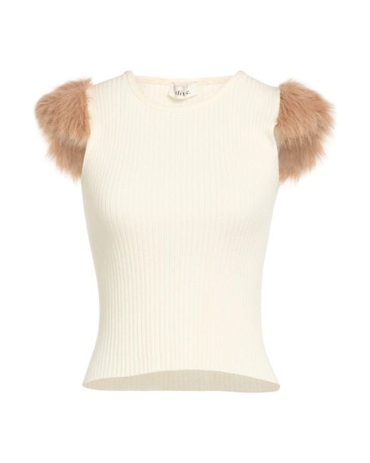 Dixie White Ivory Sweater Viscose, Polyester, Polyamide