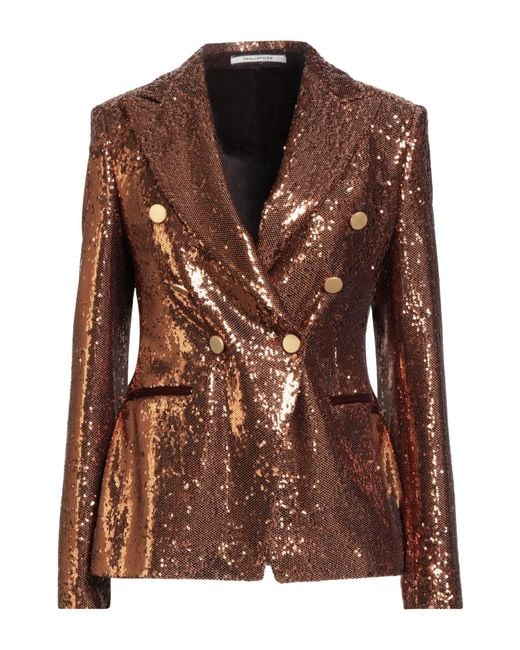 Tagliatore 0205 Brown Blazer Polyester