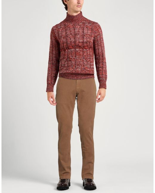 Jacob Cohen Brown Pants Cotton, Elastane for men