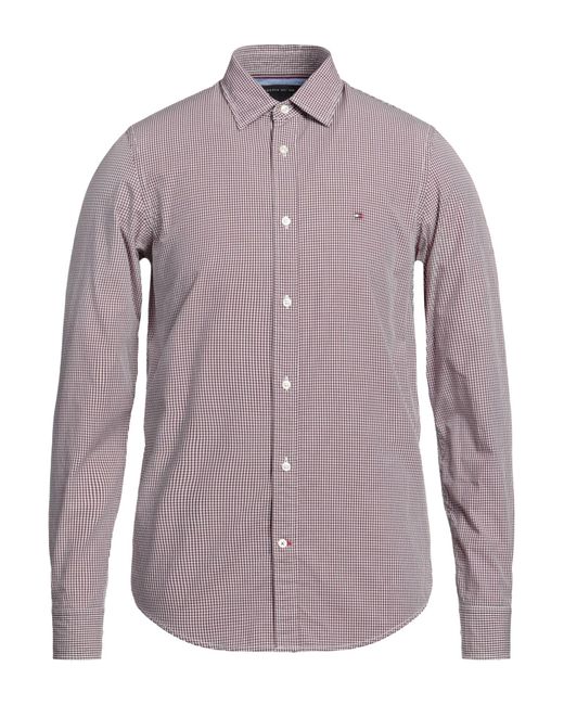Camicia di Tommy Hilfiger in Purple da Uomo