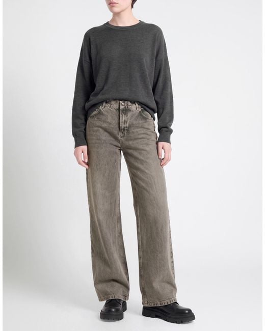 8pm Gray Jeans Cotton
