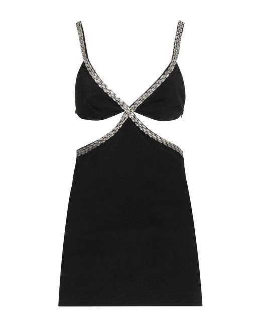 retroféte Black Mini-Kleid