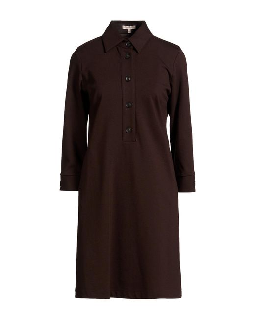 Camicettasnob Brown Mini Dress