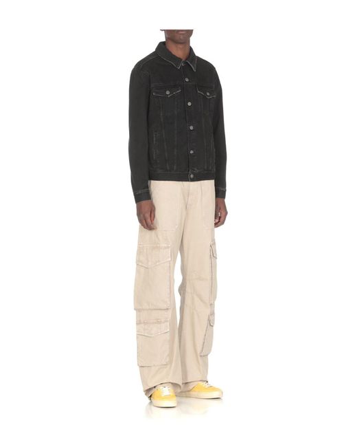 Golden Goose Deluxe Brand Jeansjacke/-mantel in Black für Herren