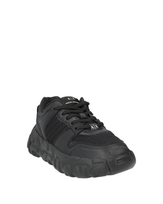 ARMANI EXCHANGE Black Trainers for men