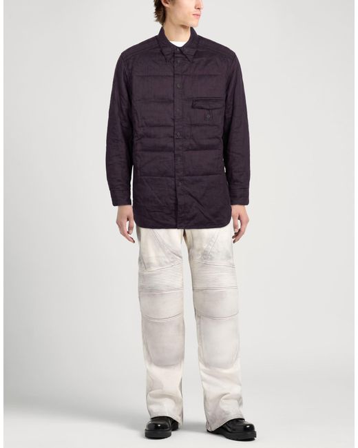 Yohji Yamamoto Blue Jacket Linen for men
