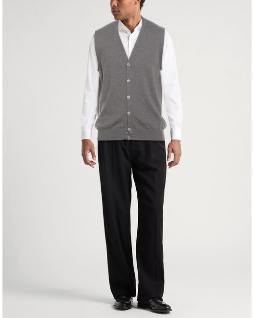 Barba Napoli Gray Cardigan for men